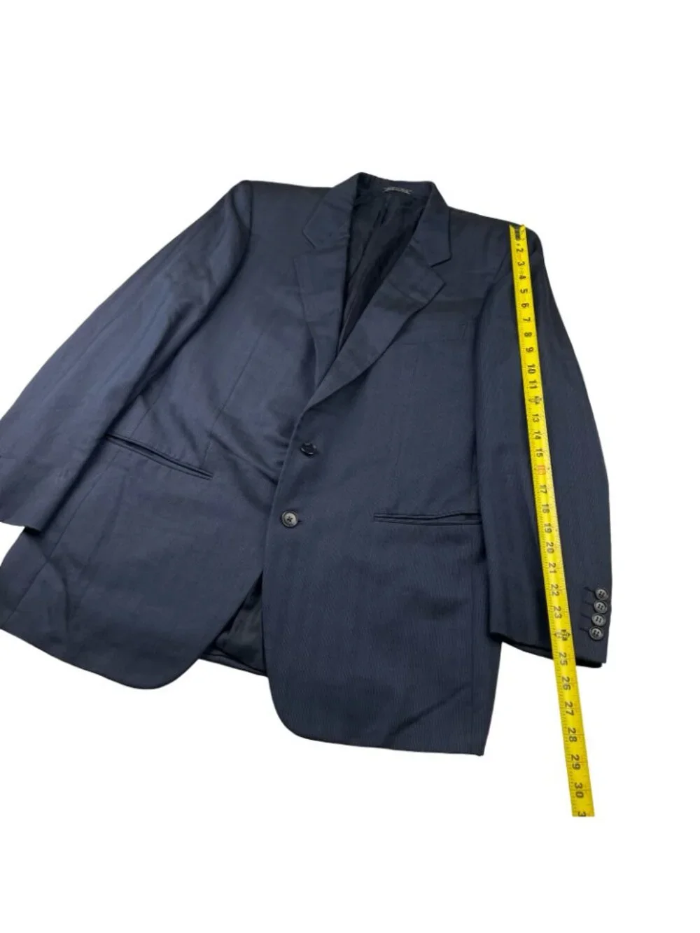 Ermenegildo Zegna Men’s Wool/Silk 2-Button Blazer Navy Blue • Italy • 42R US